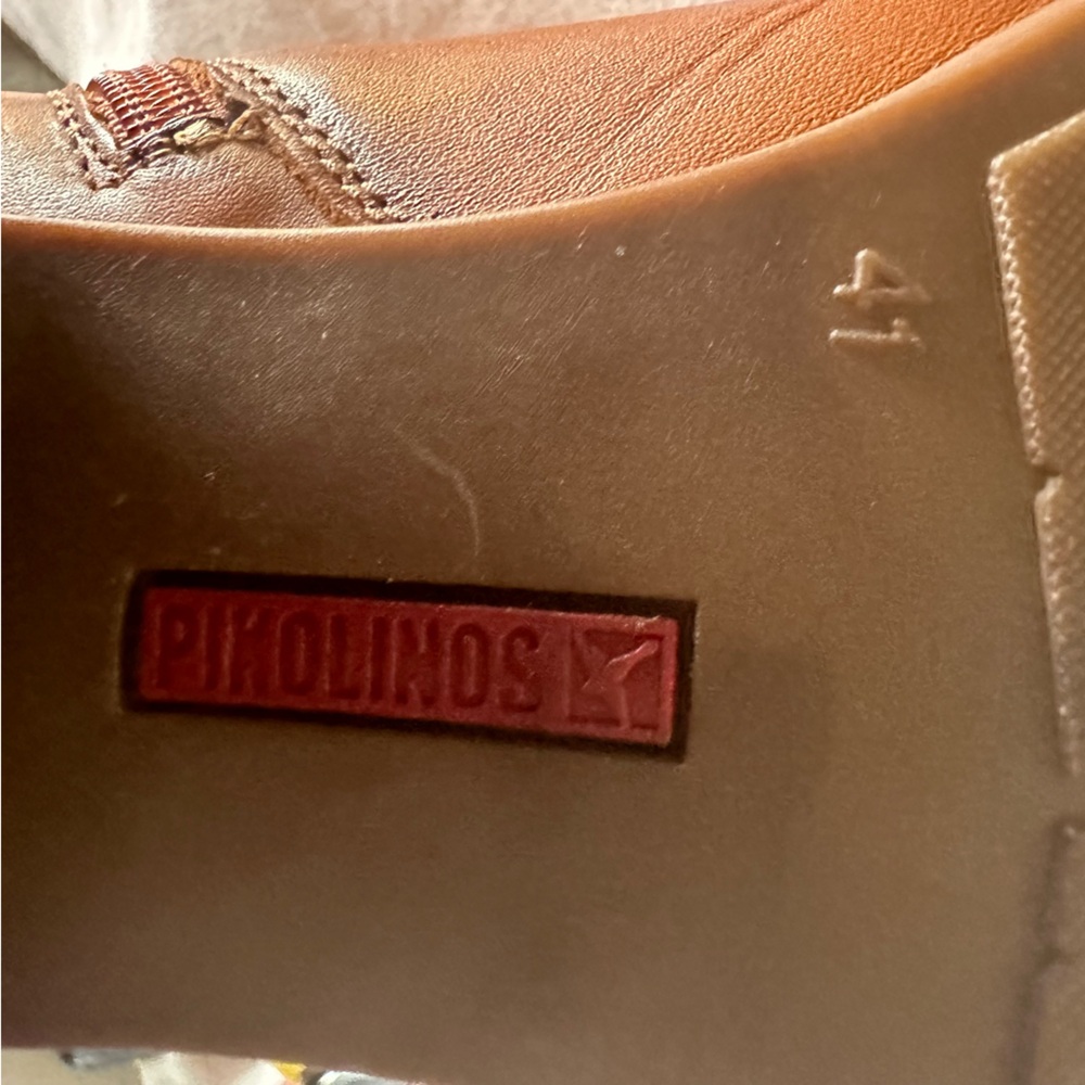 Women's Pikolinos Daroca Braided detail Zipper closure Ankle Bootie  size 41!! - Picture 10 of 10